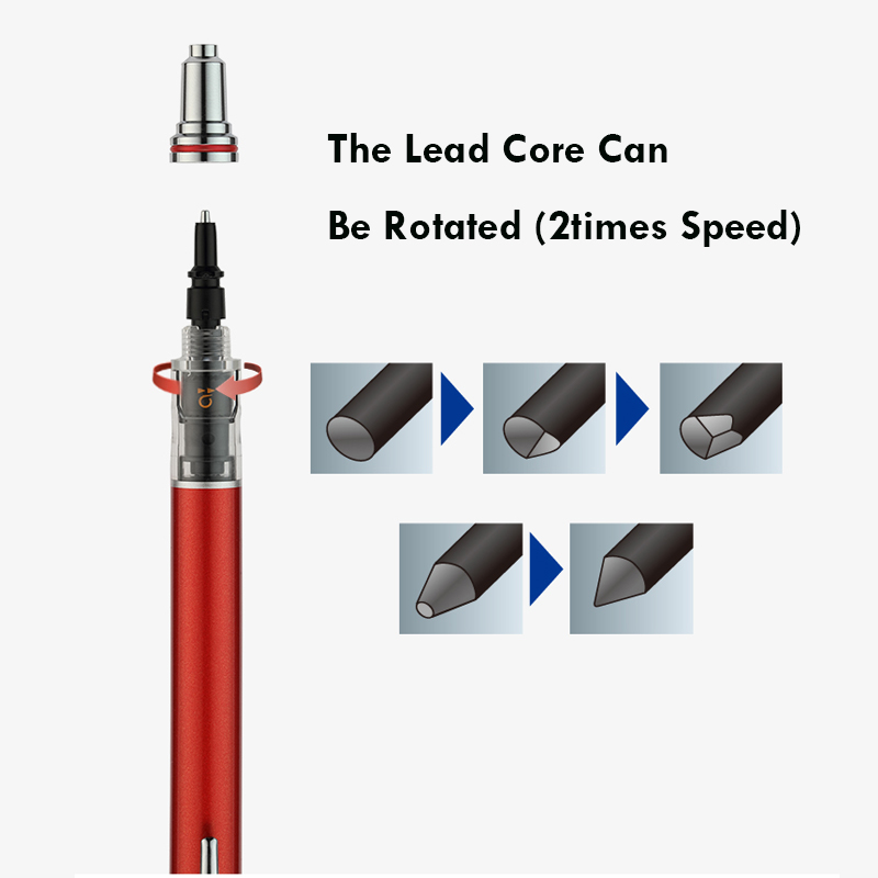 Uni Rotary Mechanical Pencils  - огляд і ціна Mechanical Pencil 0.3