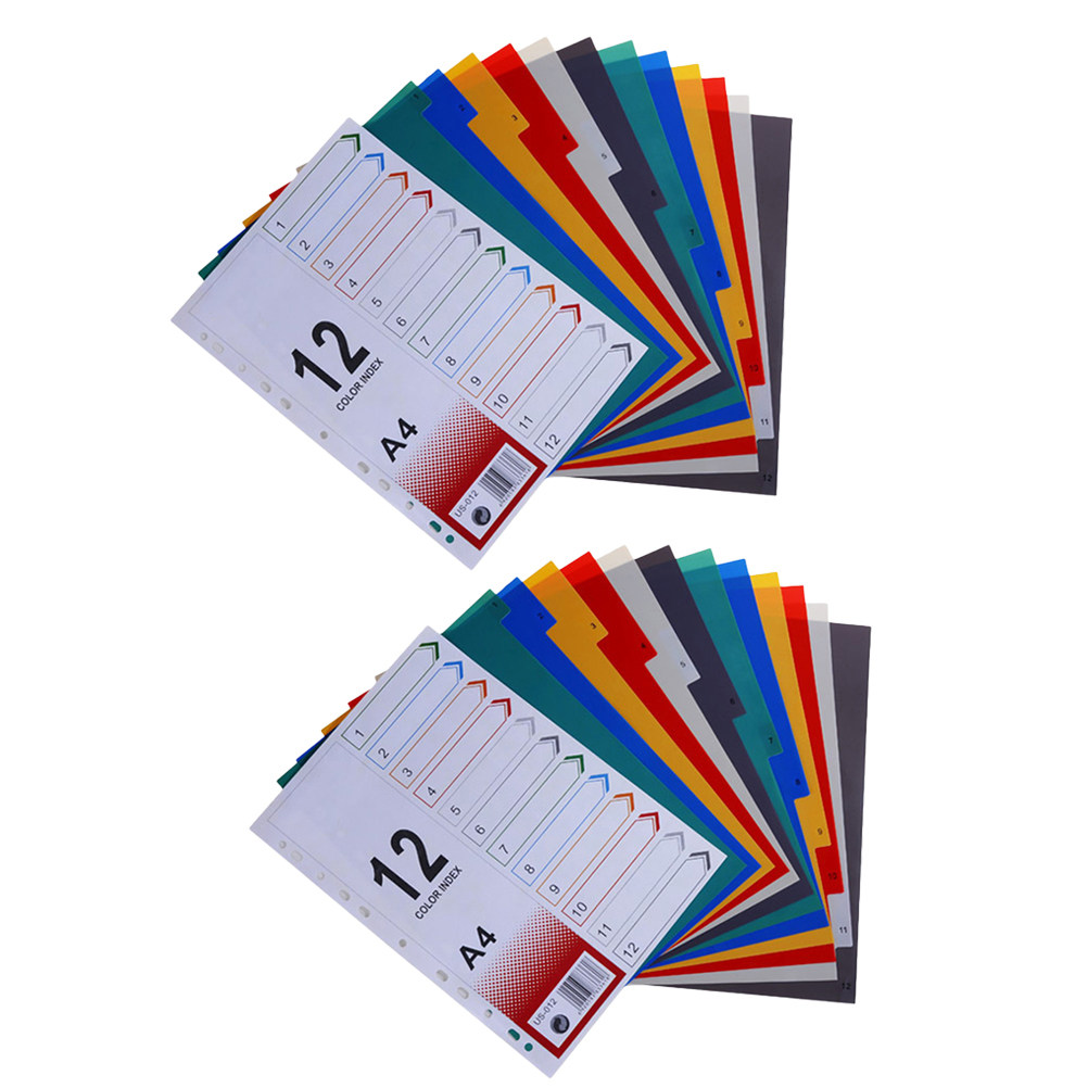 2Pcs Index Paper Refills Extra - огляд і ціна Tab Divider A4